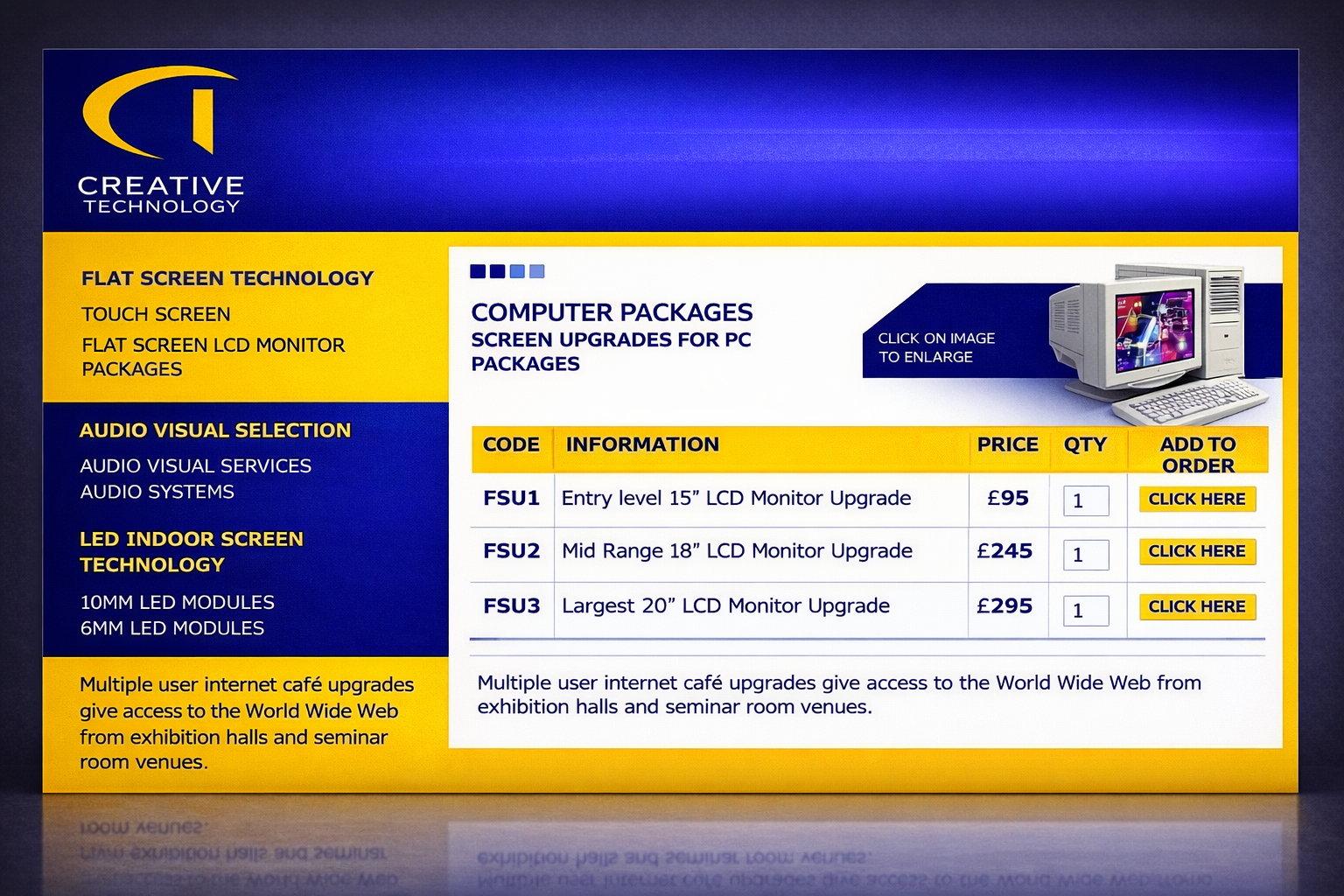 Creative Technology equipment hire system