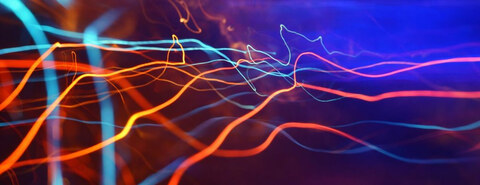 Light trails artwork from the Experienced Worker Assessment website