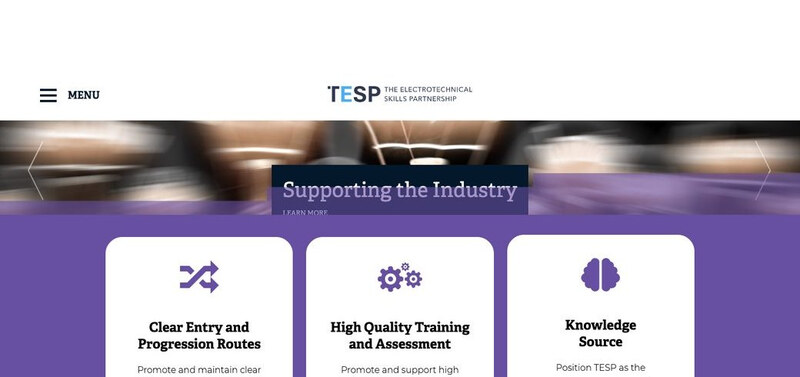 The Electrotechnical Skills Partnership website