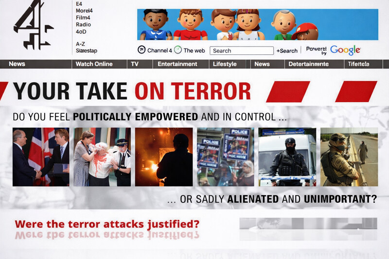 The Channel 4 “Your Take on Terror” interactive feature