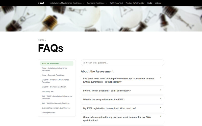 The EWA frequently asked questions