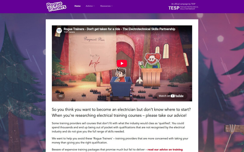 The Rogue Trainers campaign home page