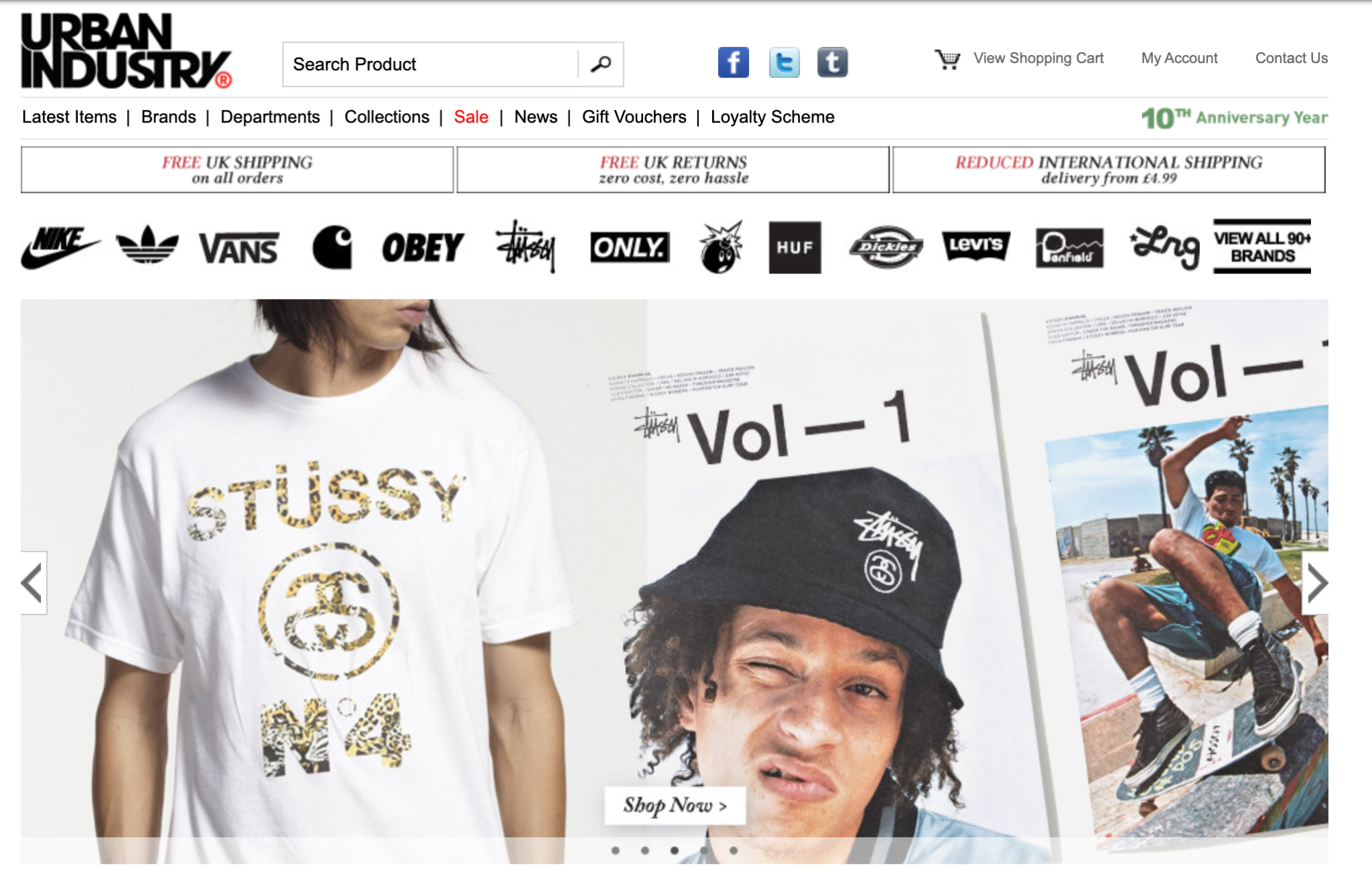 Urban Industry multichannel e-commerce platform